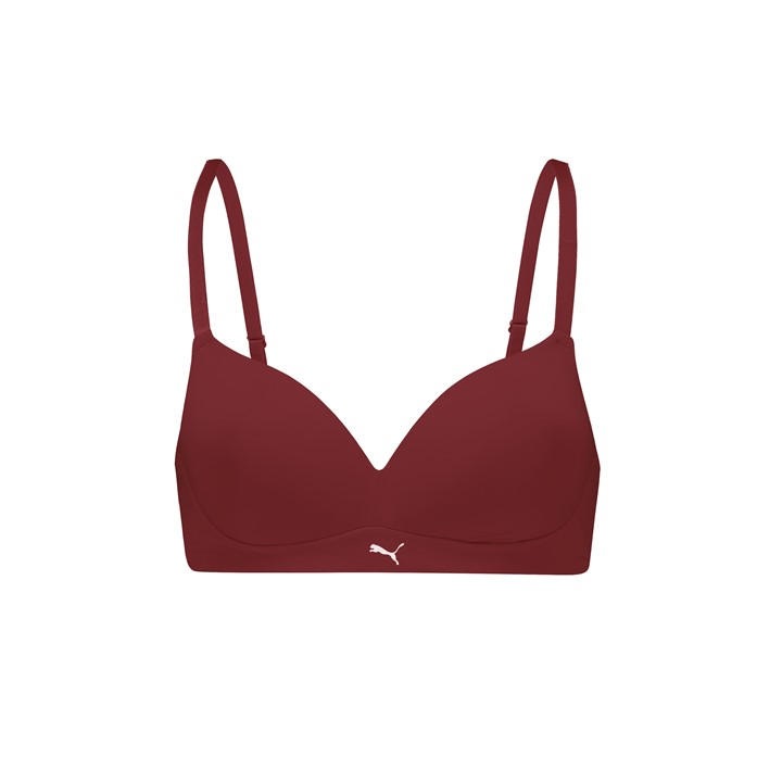 Puma Women's Red Soft Padded Bra 32C