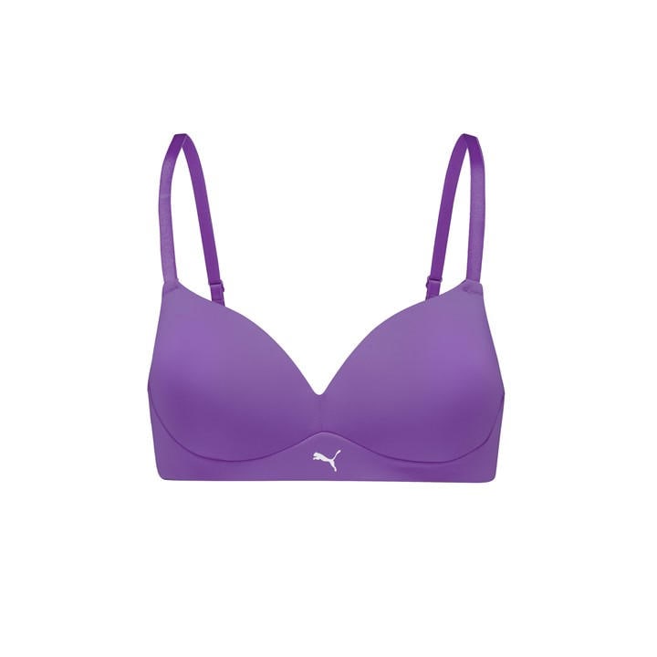 Puma Women's Purple Soft Padded Bra 38A