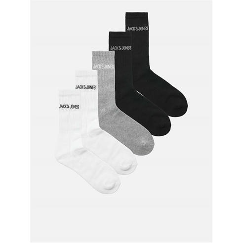 Jack and Jones - Mens Regen 5 Pack Crew Socks Mens