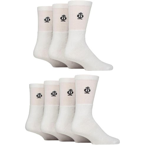 Jeff Banks - Men's 7 Pack Sport Crew Socks