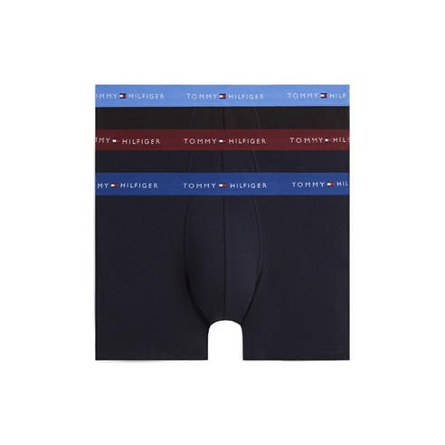 Tommy Hilfiger - Mens 3-Pack Contrast Waistband Boxer Briefs