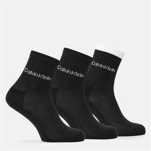 Calvin Klein - CK Logo Crew Socks 3-Pack Womens