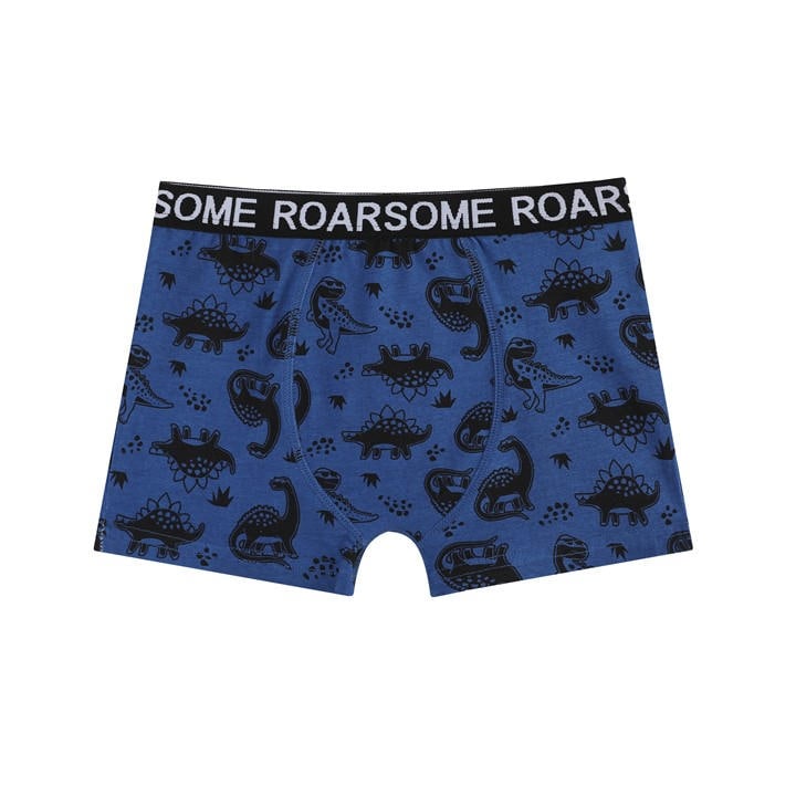MULTI - Studio - Younger Boys Roarsome 7 Pack Trunks
