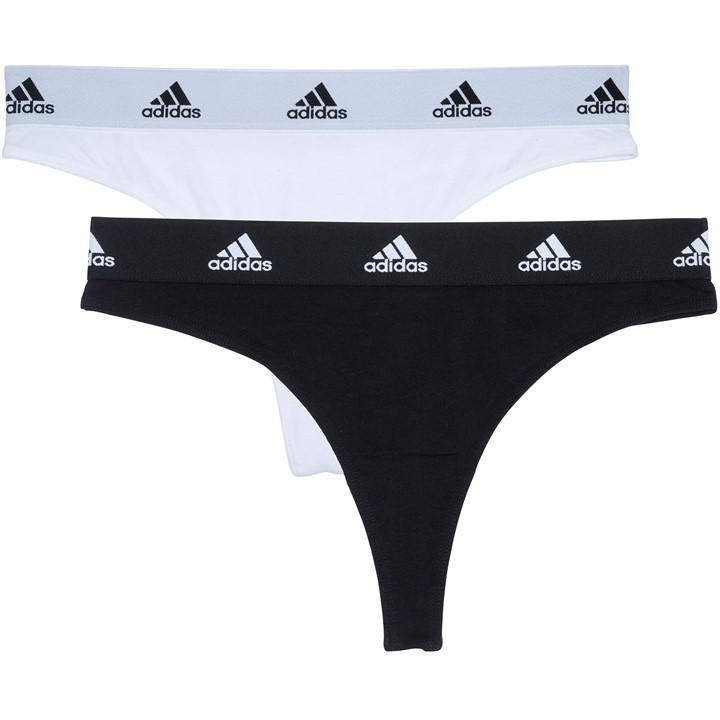ADIDAS ORIGINALS ACTIVE COMFORT COTTON THONG 2-PACK