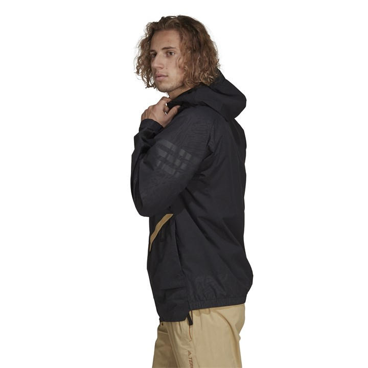 adidas Waterproof Jacket Terrex Utilitas Black FRASERS