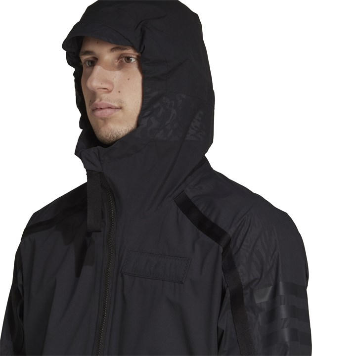 adidas Waterproof Jacket Terrex Utilitas Black FRASERS