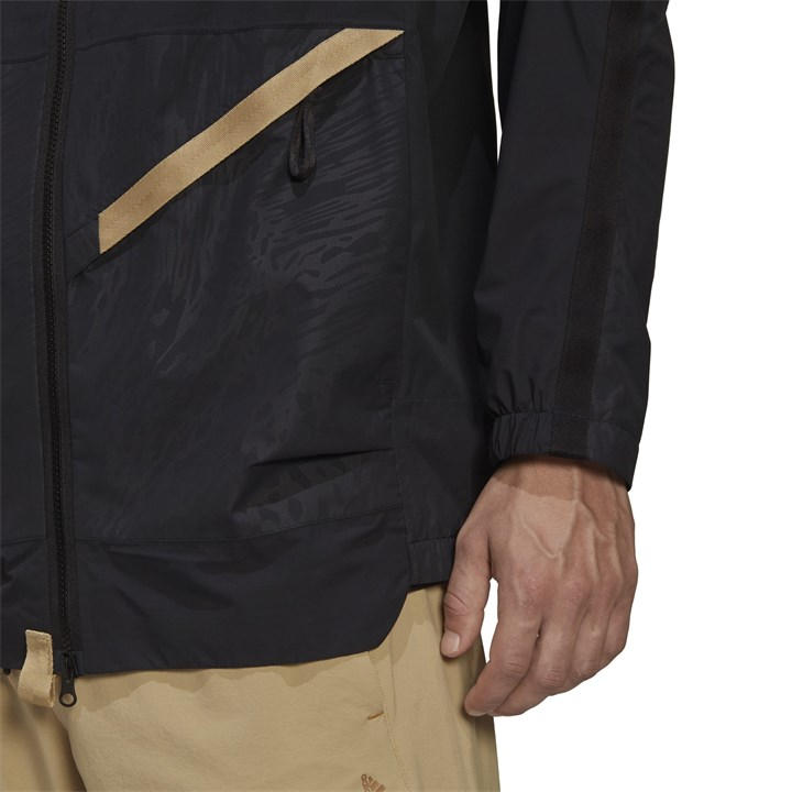 adidas Waterproof Jacket Terrex Utilitas Black FRASERS