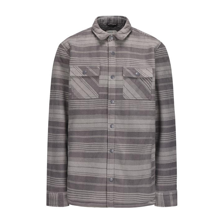 Soulcal Men's Grey Fleece Jacket Medium