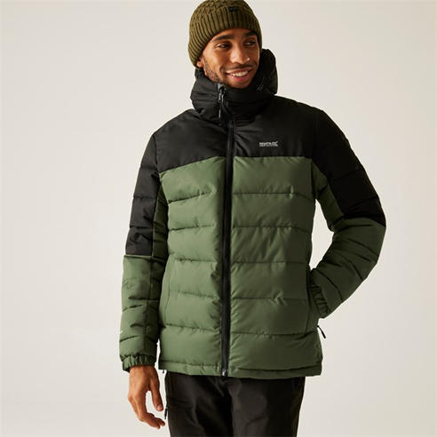 Regatta - Mens Aldthorn Synthetic Down Long Sleeve Insulated Puffer Jacket