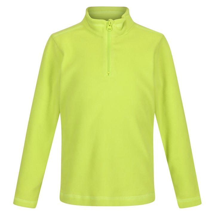 Regatta Boys Yellow Hot Shot Half Zip Fleece Junior Size 9