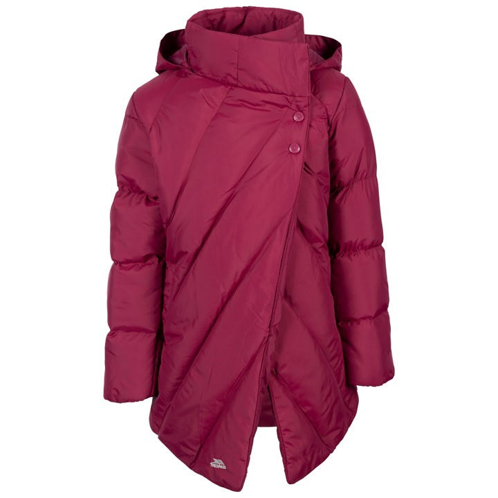 Trespass Girls Red Vello Jkt Size 7