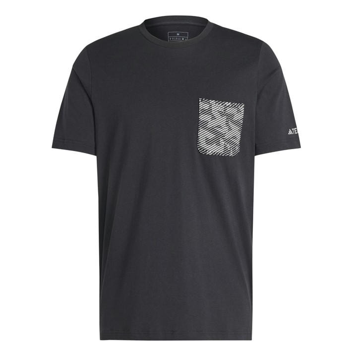 Adidas Men's Black Puzzle T-Shirt Large