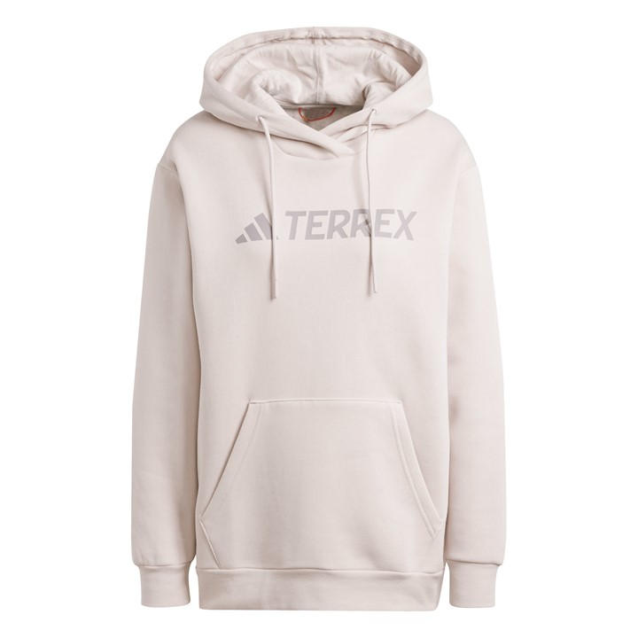 Adidas Women's Pink Terrex Multi Logo Hoodie Small