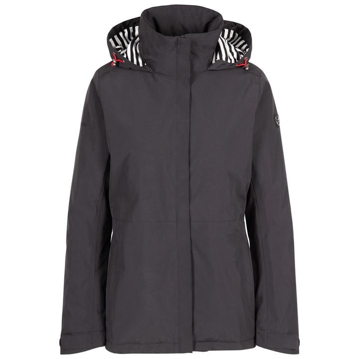 Trespass Frosty Waterproof Jacket Women In Black