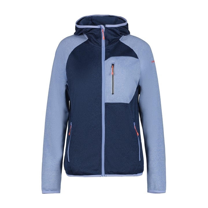 Icepeak Banks Hooded Fleece Top Womens In Blue