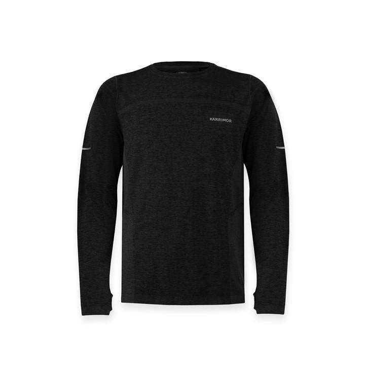 Karrimor Men's Black Xlite Running Long Sleeve Top Medium