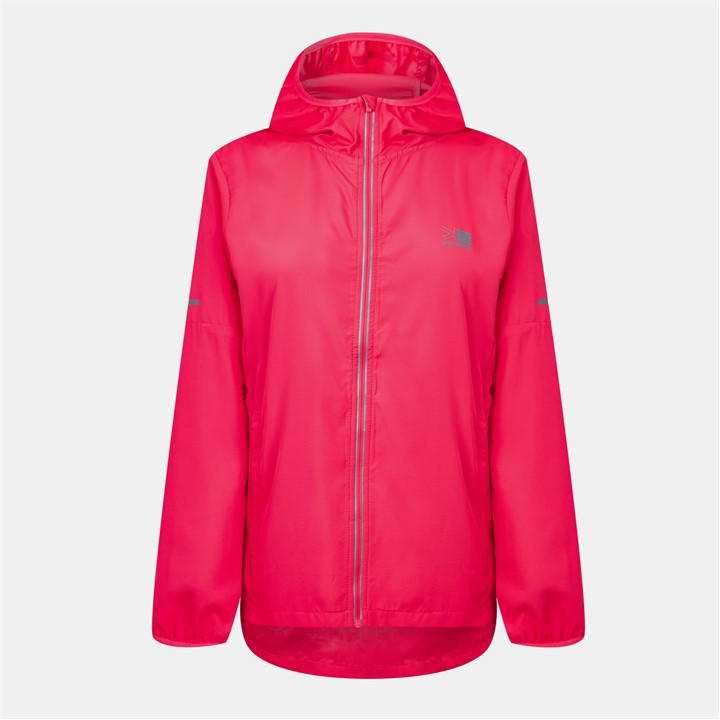 Karrimor Women's Pink Funnel Neck Run Jacket Size 16