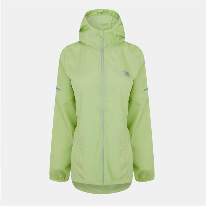 Karrimor Womens Green Funnel Neck Run Jacket - Size 16