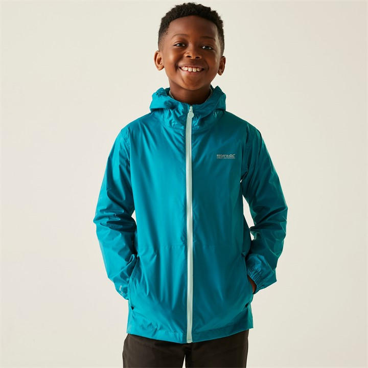 Regatta Boys Exotic Plume(Icy Morn) Pack-It Iii Jacket Size 7