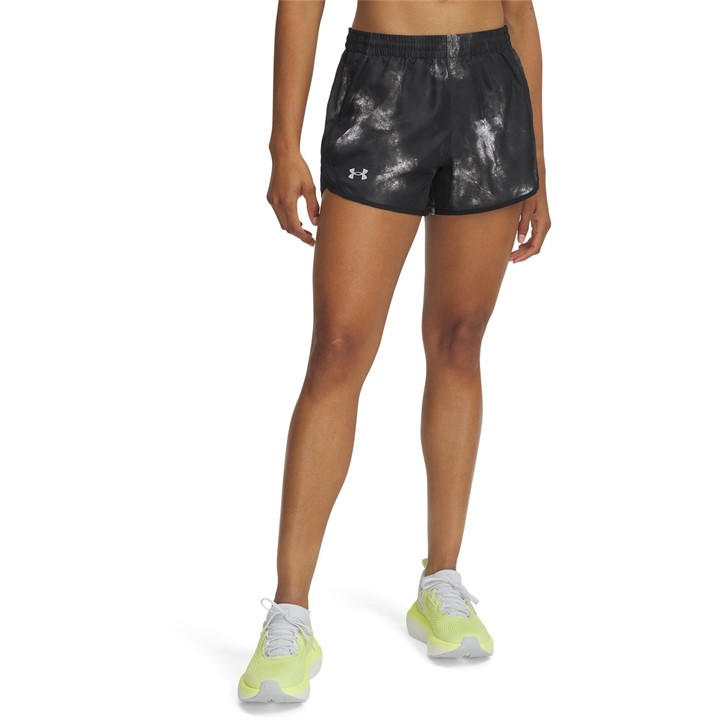 Under Armour Fly By 3 Shorts In Black