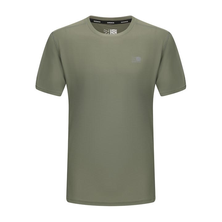 Karrimor Men's Green Run Short Sleeve T Shirt Large