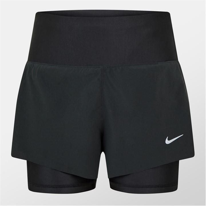 NIKE DRI-FIT SWIFT WOMENS MID-RISE 3 2-IN-1 SHORTS