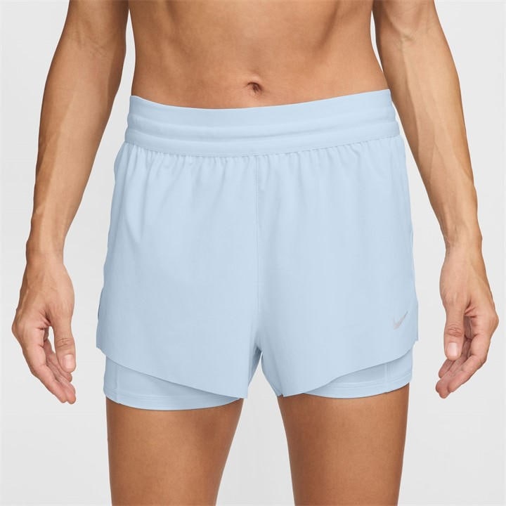 NIKE DRI-FIT SWIFT WOMENS MID-RISE 3 2-IN-1 SHORTS