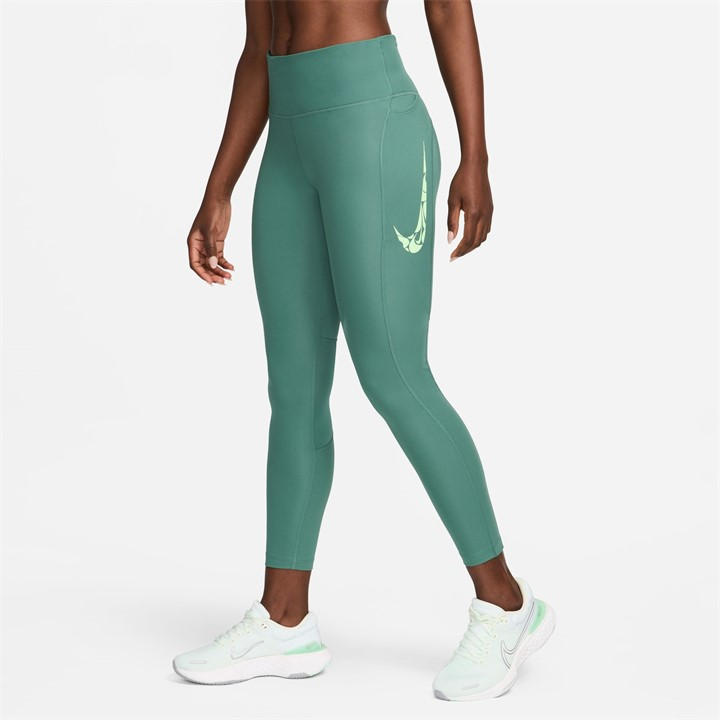 Nike Swoosh Fast Women's Mid-rise 7/8 Leggings