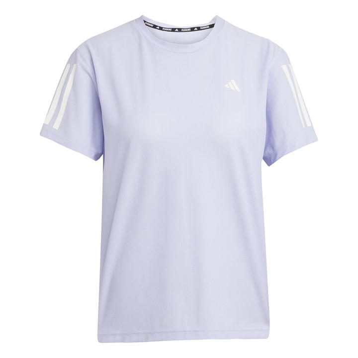 Adidas Women's Purple Own The Run T-Shirt Large