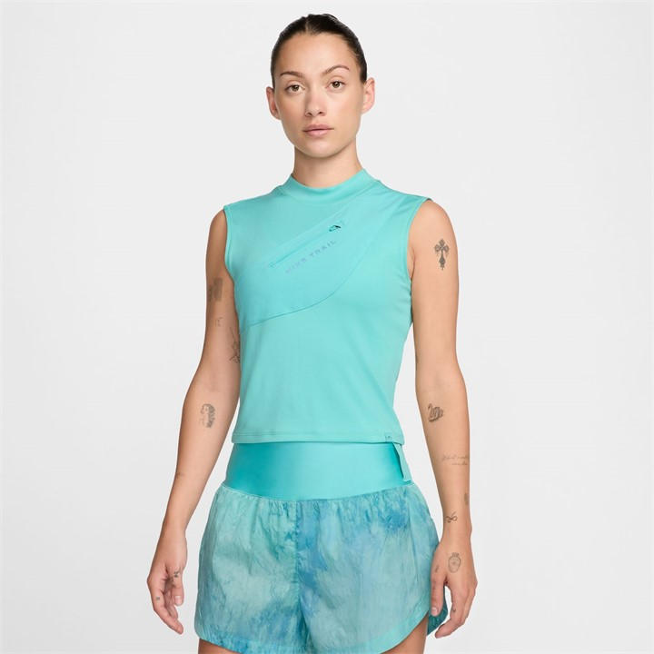 NIKE TRAIL WOMEN'S DRI-FIT STORAGE RUNNING TANK TOP VEST WOMENS