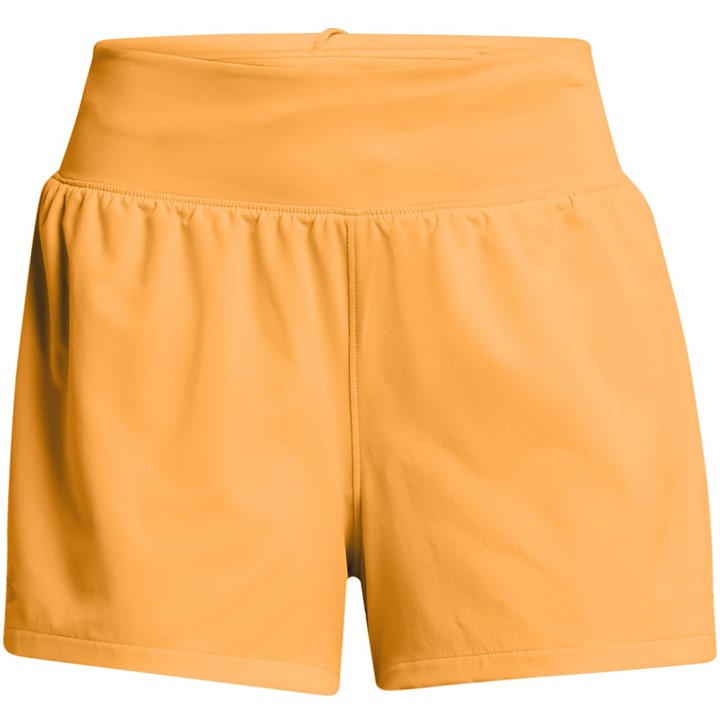 Under Armour Women's Orange Armour Ua Run Stamina 3'' Short Running Size 14
