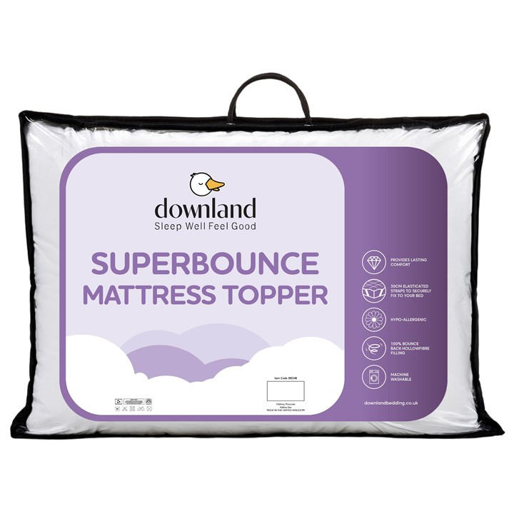 Downland Unisex White Superbounce Topper