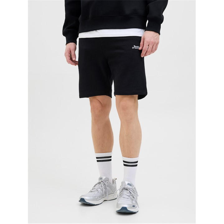 Jack And Jones Men's Black Beau Shorts Large