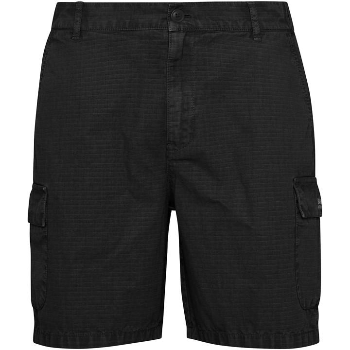 Barbour International Mens Black Cargo Shorts - Extra Large