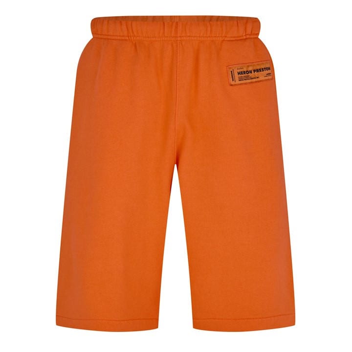 HERON PRESTON ECYCLED LOGO SWEAT SHORTS