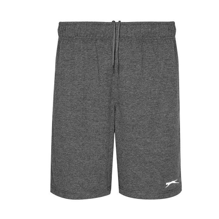 Slazenger Men's Grey Jersey Shorts Small