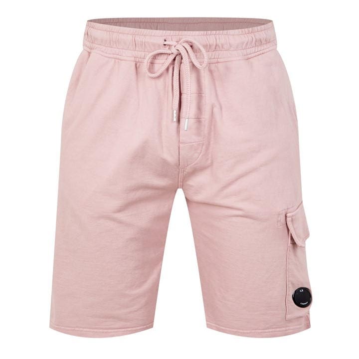 Cp Company Mens Pink Micro Lens Fleece Shorts 3XL