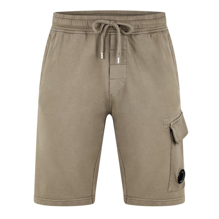 C.P. COMPANY EN'S MICRO LENS FLEECE JOGGER SHORTS