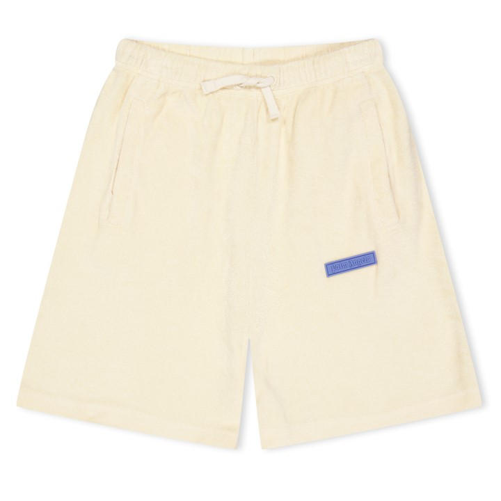 Palm Angels Boys Cream Towel Shorts Juniors