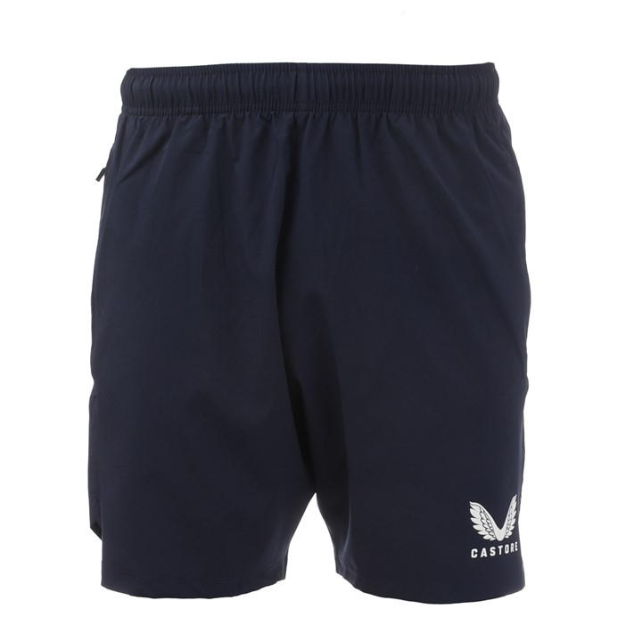 Castore Men's Blue Woven Training Shorts Gym Short 4XL