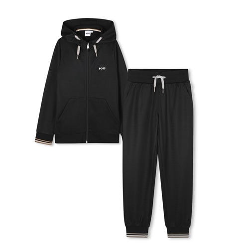 Boss - Kids Full Zipped Hoodie and Joggers Tracksuit