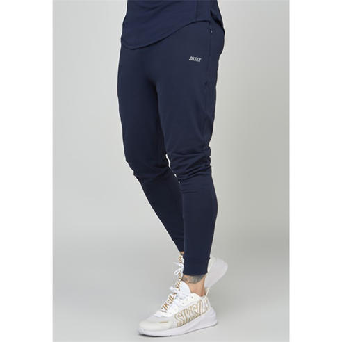 SikSilk - Men's Closed Hem Jersey Joggers