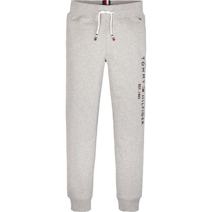 Tommy Hilfiger Unisex Kids Grey Essential Joggers Size 15