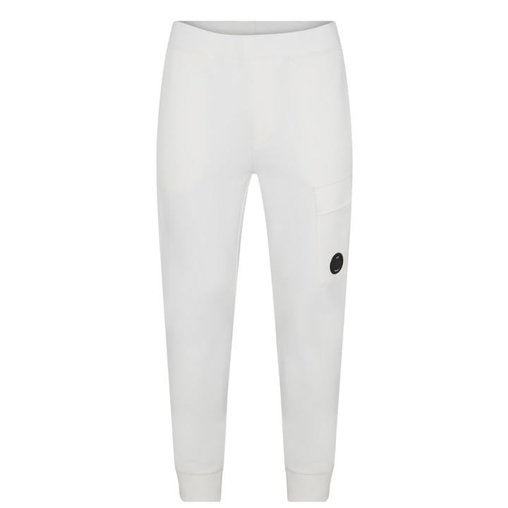C.p. Company Lens Jogging Bottoms In White