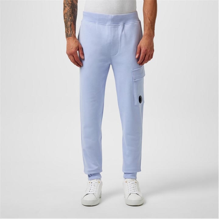 C.p. Company Lens Jogging Bottoms In Blue