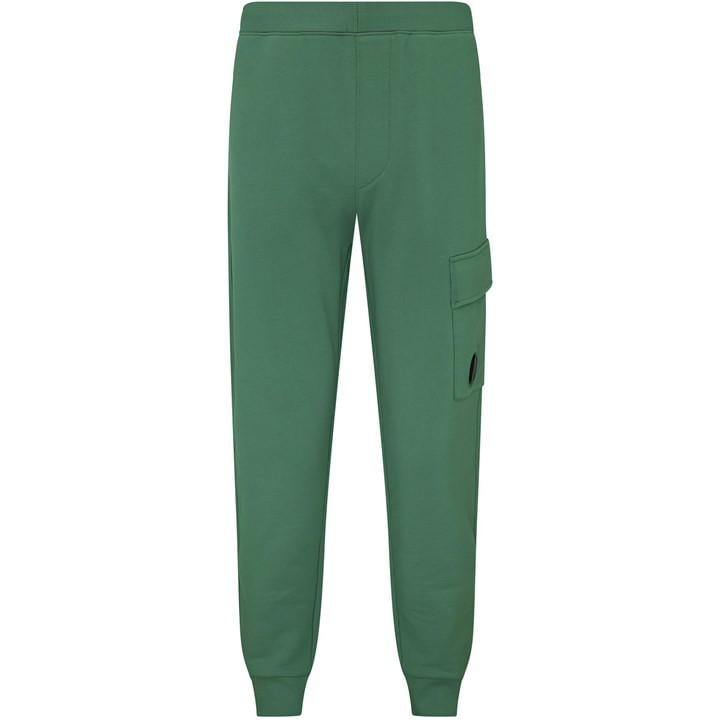 C.p. Company Lens Jogging Bottoms In Green