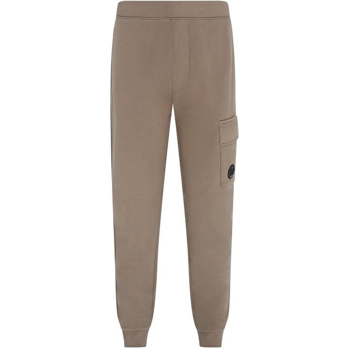 C.p. Company Lens Jogging Bottoms In Brown