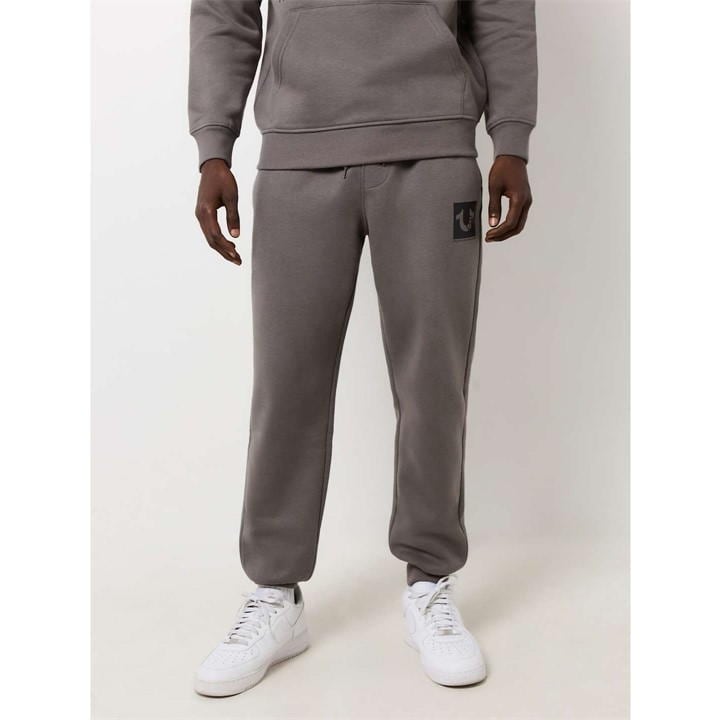 TRUE RELIGION STUDDED REGISTERED ICON JOGGING BOTTOMS MENS