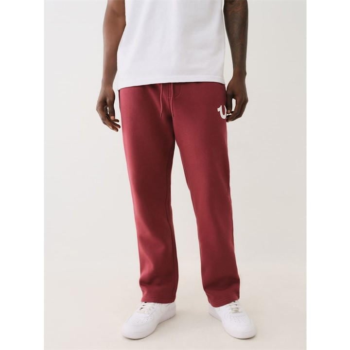 TRUE RELIGION HORSESHOE LOGO JOGGING BOTTOMS MENS