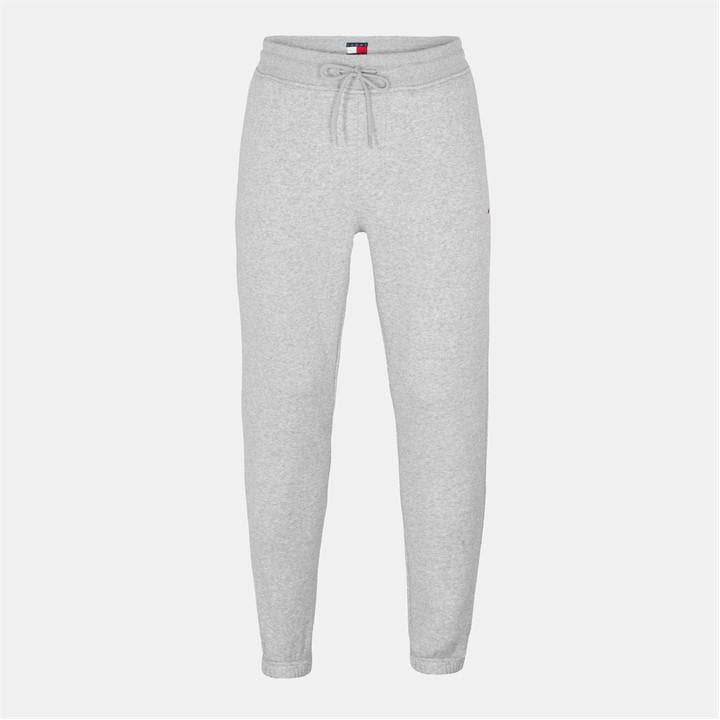 Tommy Jeans Men's Grey Tj Flag Slim Closed Hem Fleece Joggers